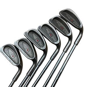 Ping Eye 2 Red Dot 2-9 Iron Set / Missing 6 & 8 & PW Steel Golf Clubs Right Hand